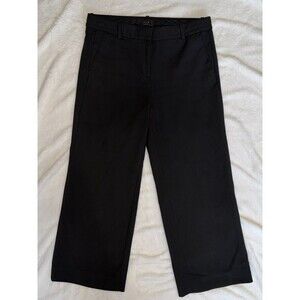 J.Crew 365 Peyton Wide Leg Pants Black High Rise 4-Season Stretch Sz 10 Workwear